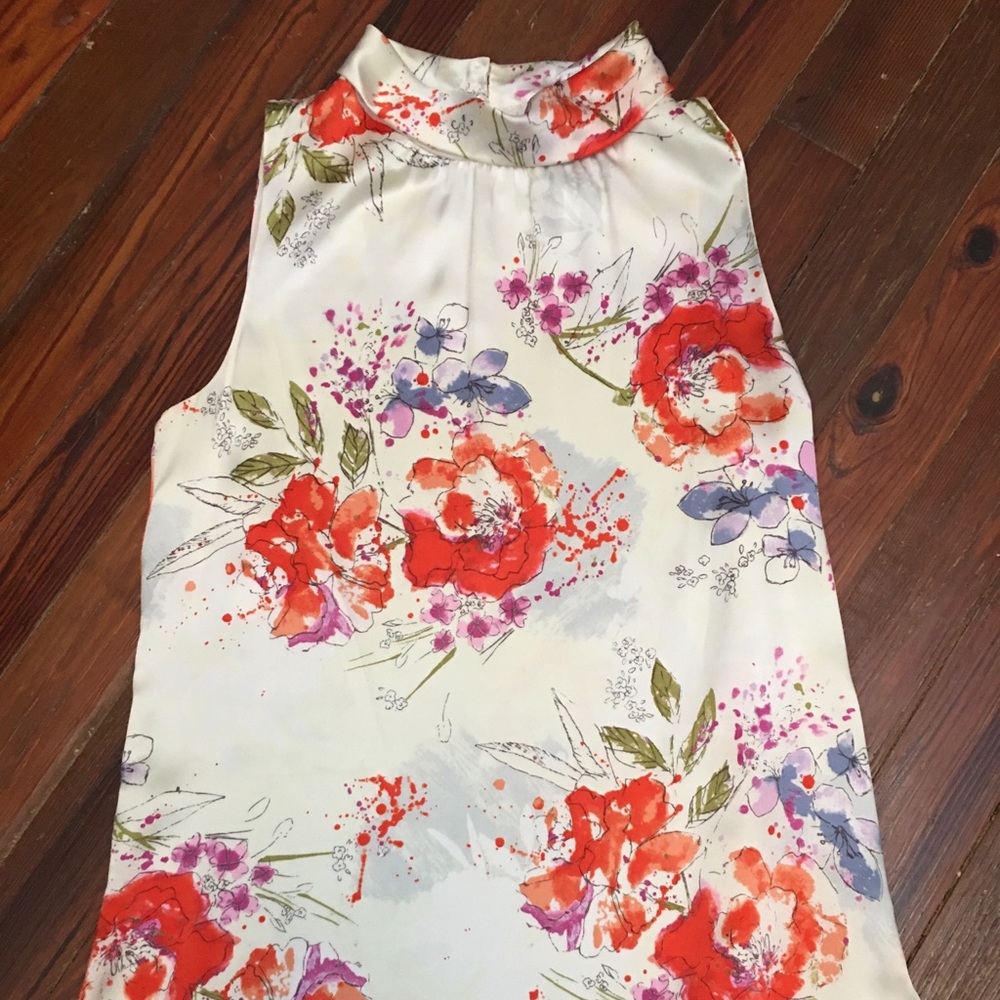 Pendleton Silk tunic blouse sz 10